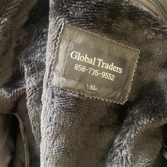 Vintage leather veteran of foreign wars bomber jacket XL - Picture 9 of 16